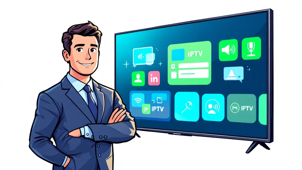 iptv facts illustrated with premium streaming dashboard on screen