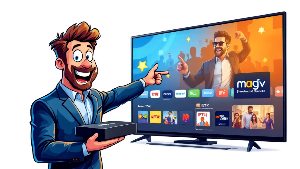 IPTV for MAG Box streaming 250000 live channels on screen