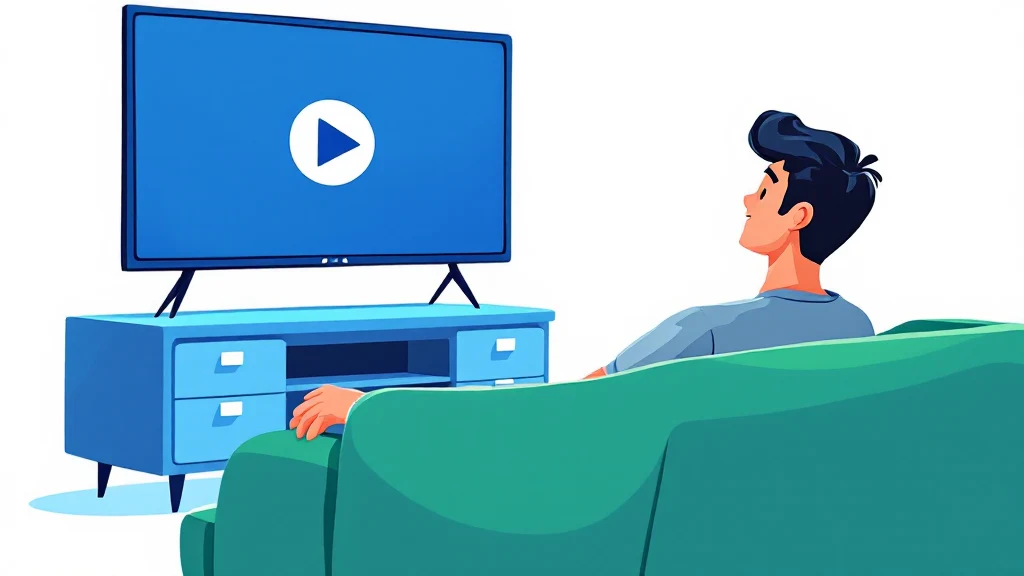 watch on TV using IPTV service on large screen